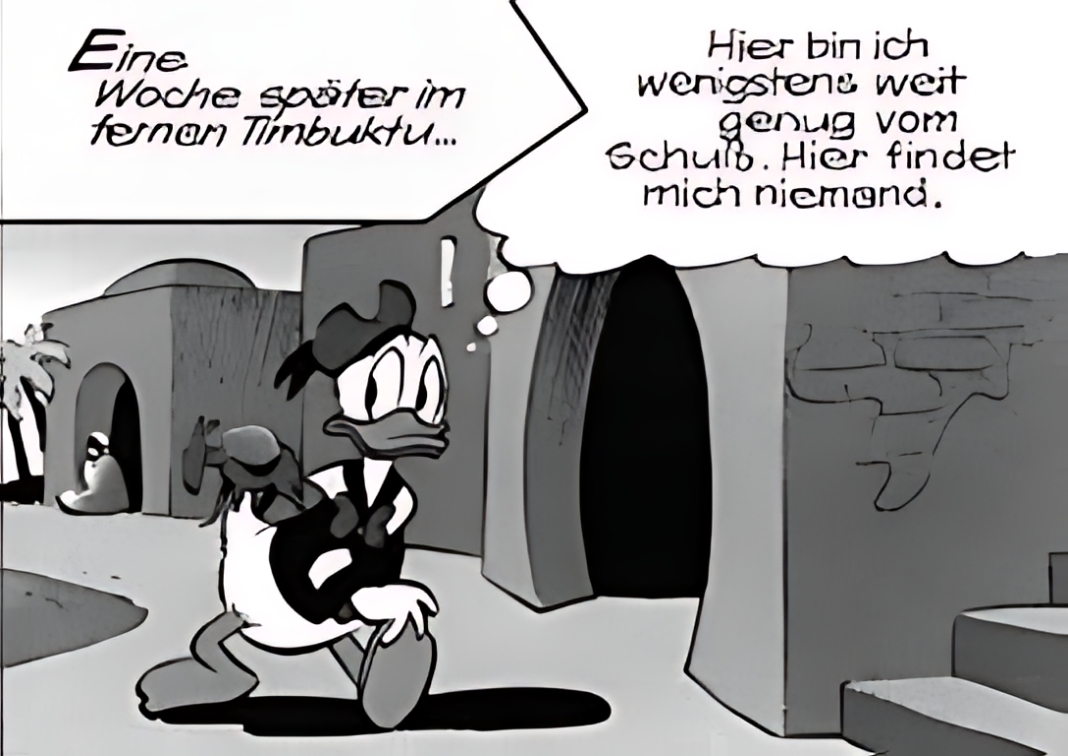 Timbuktu, Donald Duck